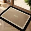 , Hello! Welcome To Our Floor Mat - a Durable And Stain-Resistant Indoor And Outdoor Entrance Carpet For Home Decoration.