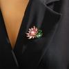 Female National Style Lotus Flower Brooch