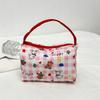 Cute Cartoon Hand-Held Cosmetic Bag Large Capacity Travel Portable  Storage Bag Makeup Pouch Girls Birthday Creative Gift