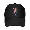 Stylish Girl Confidence Fashion Illu Mesh Baseball Cap Polyester Forward Observations Hat Adjustable Golf Hat Summer