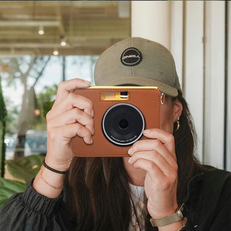 Protective Camera Case for MS300 Print Camera Ergonomic Shoulder Strap Easy Carry Waterproof