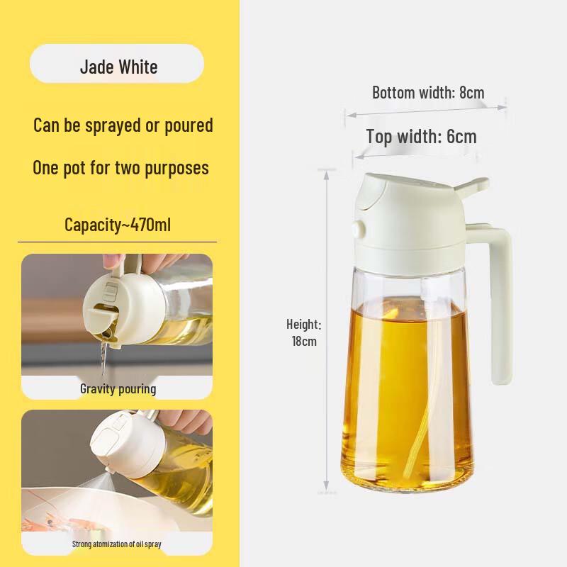 Ai Qi Easy Choice Multi-functional Glass Oil Sprayer & Dispenser 470ml