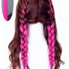 Nouveau Cheveux Synthétiques de Soirée pour Tresse Long Lisse DIY Tresse Queue de Cheval Postiche Accessoires Cheveux Femme pour Scène Soirée