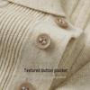 Judger Men's Tencel Linen Knitted POLO Shirt