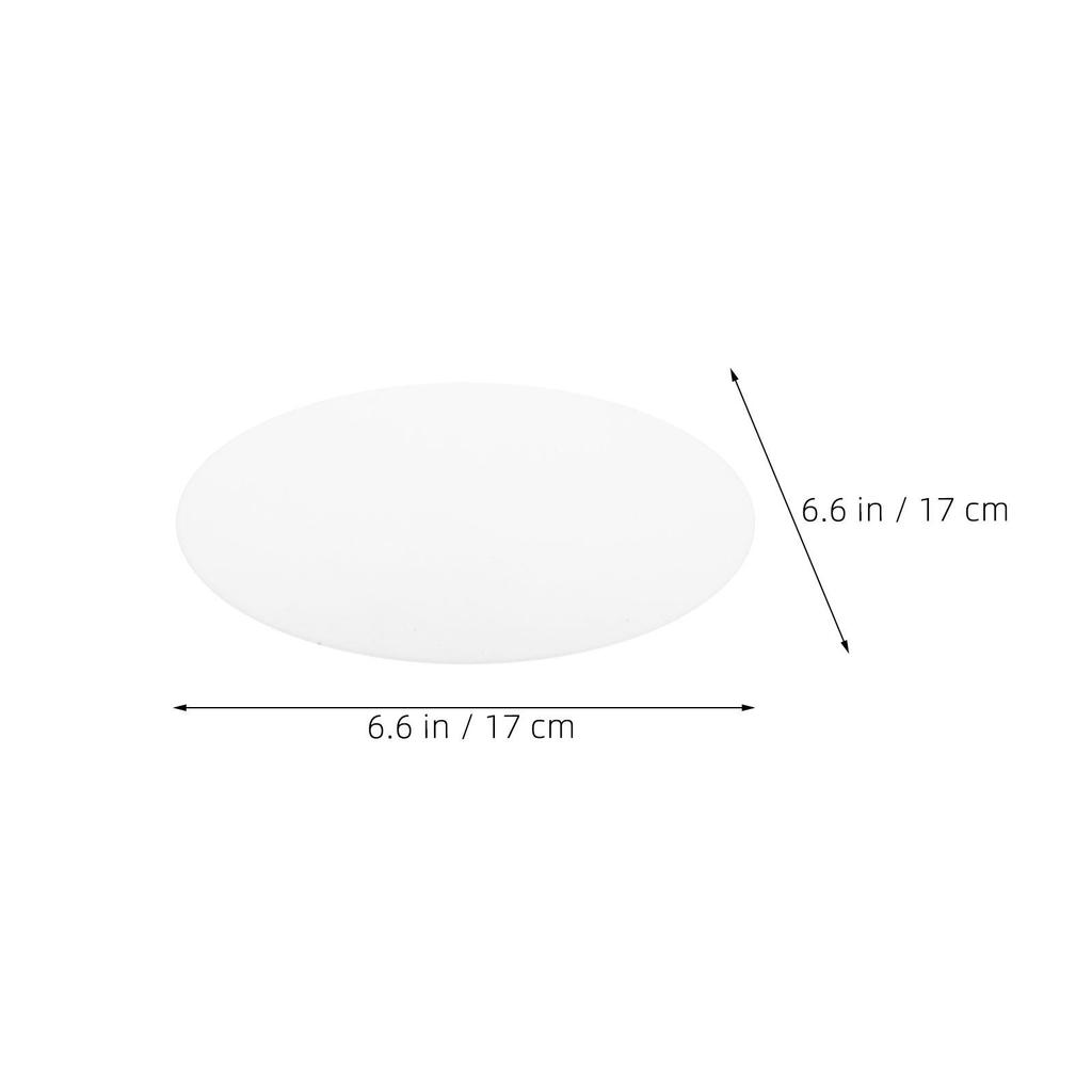 4 Stück Runde Acryl Deckenleuchte Abdeckung 17cm Ersatz Lampenschirm Panel Weich Mattiert Diffusor für Wohnzimmer Büro