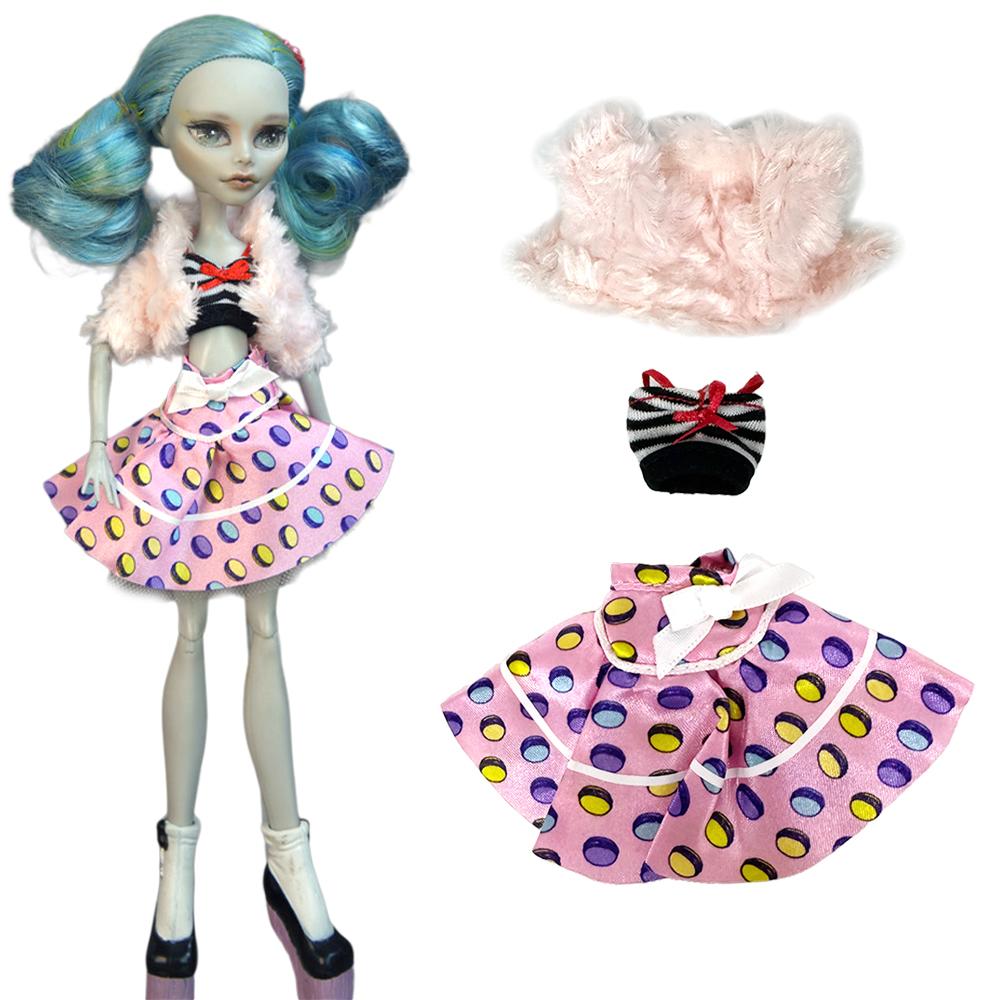 NK 1 Set 11 Zoll Puppenzubehör Für 27 cm Puppenkleidung Mode 10,5 Zoll Puppen Kleid Rock Miniaturartikel Spielzeug JJ