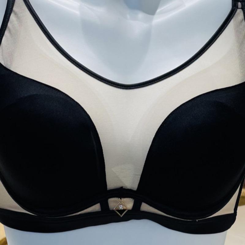 Seamless Nude Bra for Small Chest Soft Steel Ring Thin Style Large Chest Small Bra