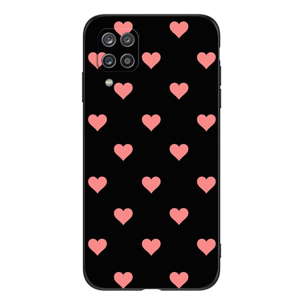 For Samsung A12 M12 Case Phone Cover On Samsung Galaxy SM-A125F M12 M127  Black Tpu Case Cute Funy