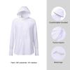 Li Ning Fitness Loose Cooling Comfortable Breathable Sun Protection Clothing Women tops Standard-White AFDVA74-2