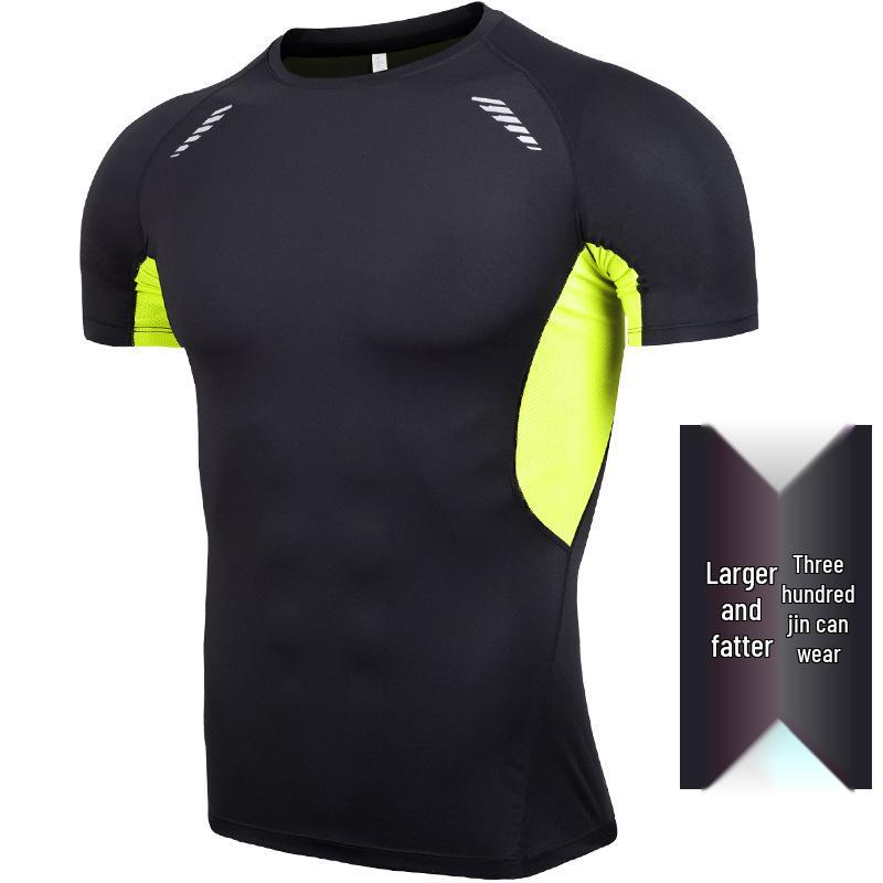 Men's Plus Size Quick-Dry T-Shirt: 5X-6X Short Sleeve Sportswear for Summer
