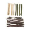 Hamster Chew Toy Set Safe Non Toxic Apple Branch Grass Stick Sweet Bamboo Mixed Molar Sticks