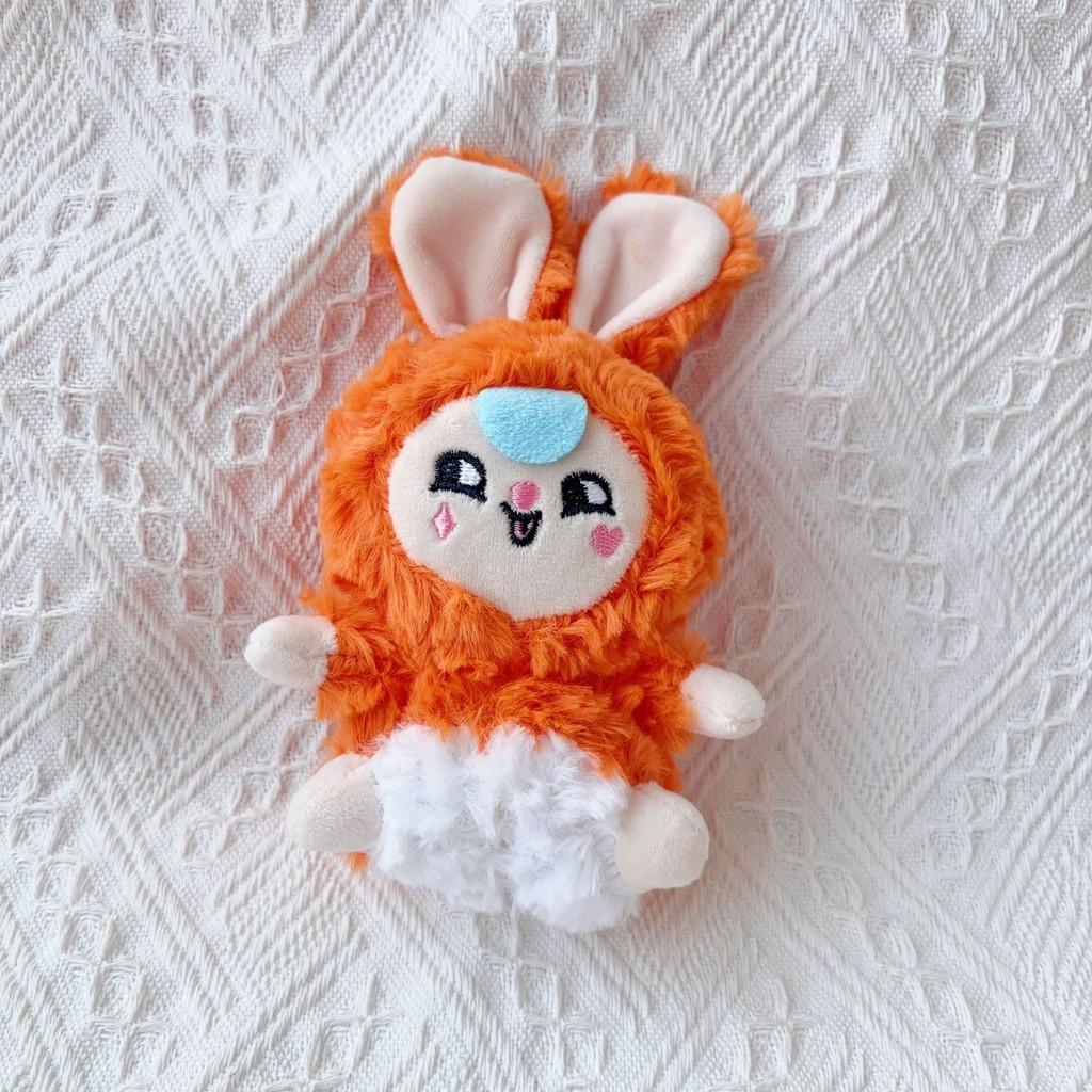 Cute Rabbit Plush Keychain With Embroidery Design For Kids And Collectors