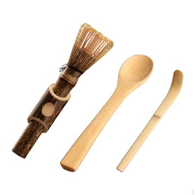 Bamboo Matcha Whisk Set with Tea Spoon And Mixing Tool