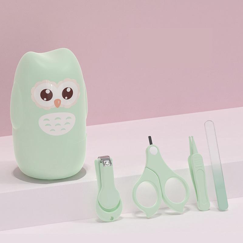 Baby Nail Kit, 4-in-1 Baby Nail Care Set, Baby Grooming Health Care Manicure Set Baby Manicure Kit and Pedicure Kit for Newborn, Infant, Toddler, Kids
