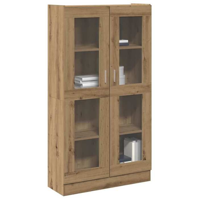 VidaXL Buffet haut chêne artisanal 82,5x30,5x150 cm bois d'ingénierie 3318719
