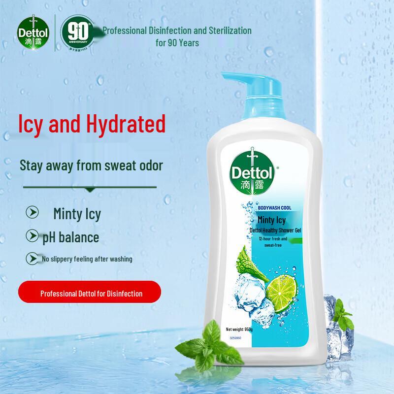 

Dettol Men s Mint Ice Cool Shower Gel 950g