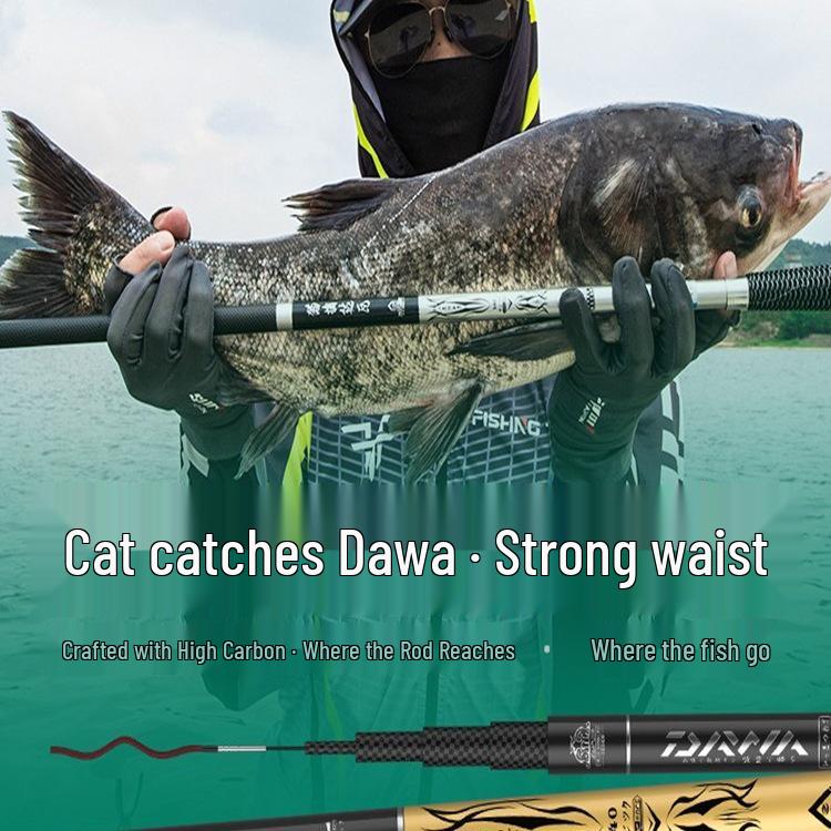 Daiwa Ultraleichte Ultra-harte Angelrute für Karauschen - Top-Marke Komplettset