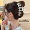 Großer französischer Retro-Klammer-Haarclip für elegante Damenfrisuren.
