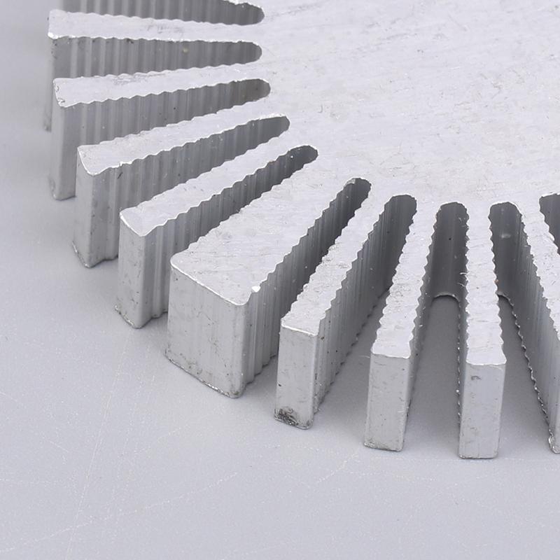 Cob Radiator Diameter 25/37.5/40/48/50/53/60/65/67Mm High Power Led Heatsink Sunflower Solid Radiator Round Alloy Aluminum