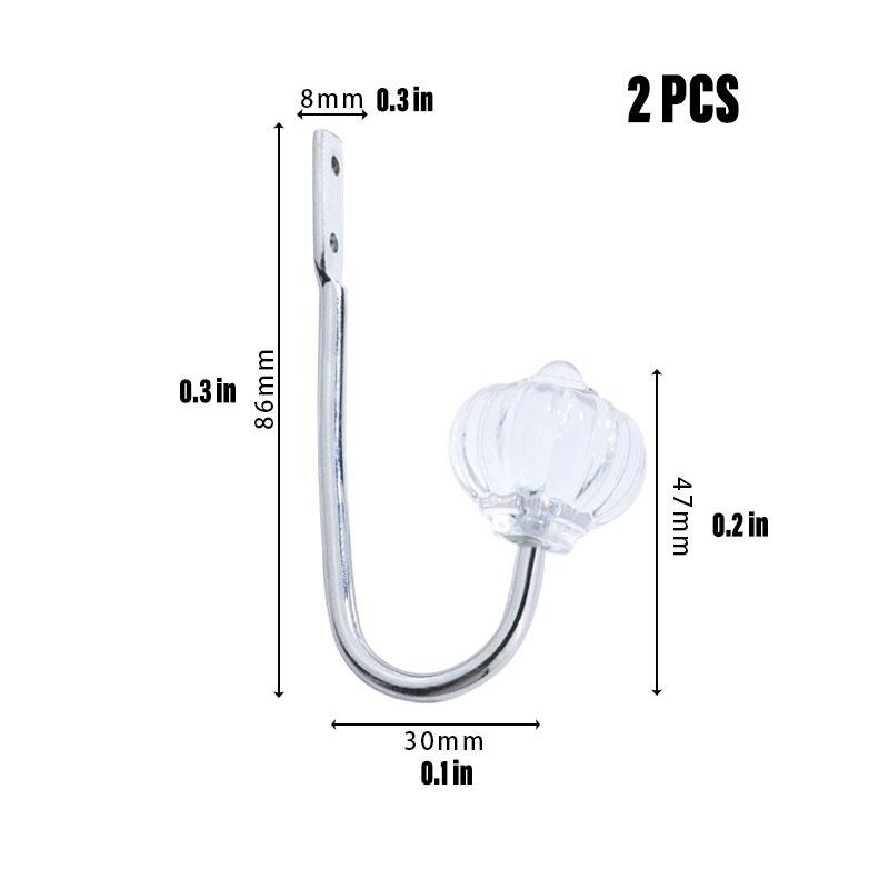 Hák z bílého železného drátu pro zavěšení obrazů, oblečení a klobouků Moderní a minimalistický styl