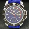 SEIKO 5 AUTOMATIC MENS JAPAN 6309A REFURBISHED BLUE DIAL WRIST WATCH a426515-2