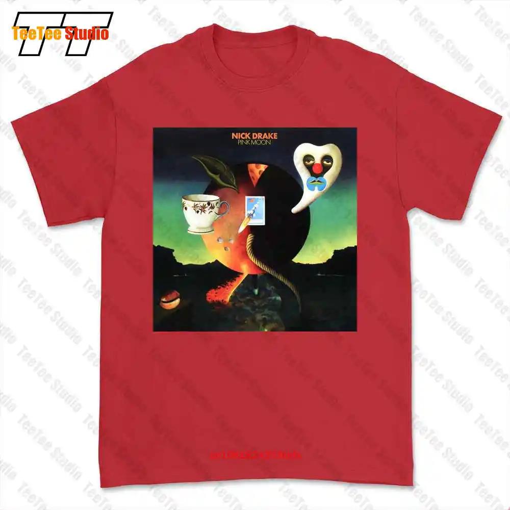 Ник Дрейк Розовая Луна Певец И Музыкант Футболка Футболка LJ27 S