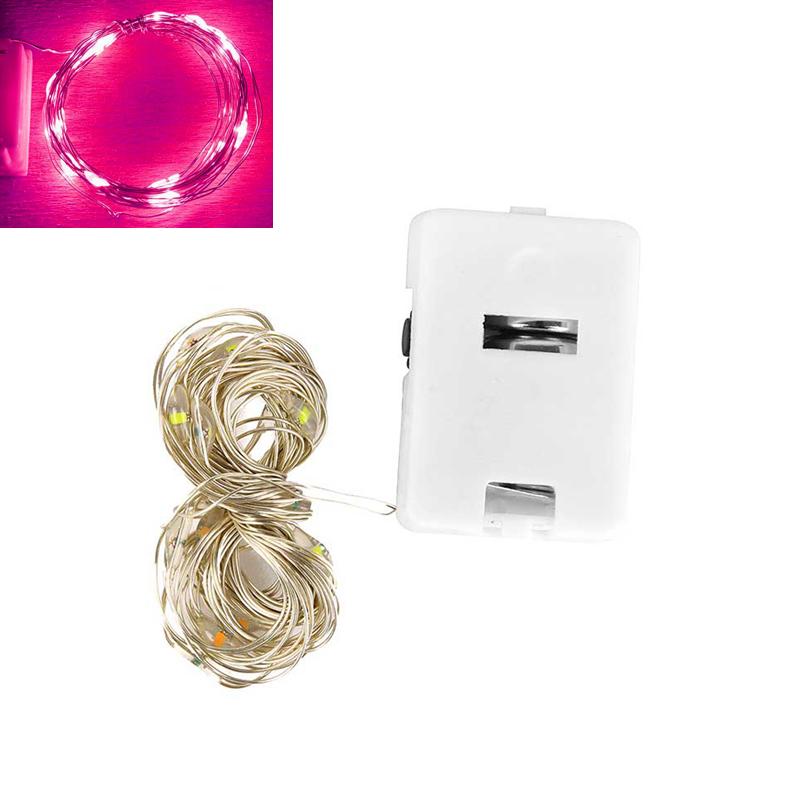 2/1M LED Copper Wire String Lights Battery Powered Garland Fairy Light Home Christmas Wedding Party Decorations Holiday Lighting