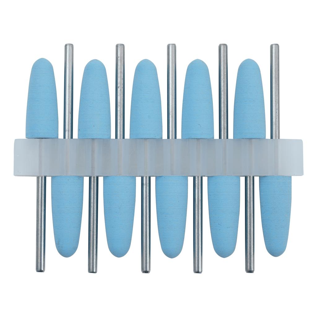 10Pcs/Lot 2.35mm Dental Silicone Rubber Polishers Burs Grinding Heads HP Shank Drill Rotary Teeth Whitening Dentist Tool