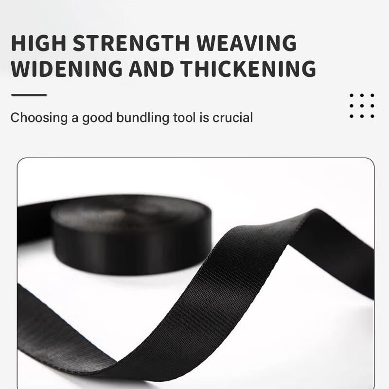 Outdoor Binding Straps With Ratchet Tensioner Self-Locking Binding Fixed Brake Rope Bundle Multi-Purpose