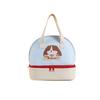Double-layer Picnic   Bag Fresh-Keepin Insulated Tote Bag  for School Picnic Office