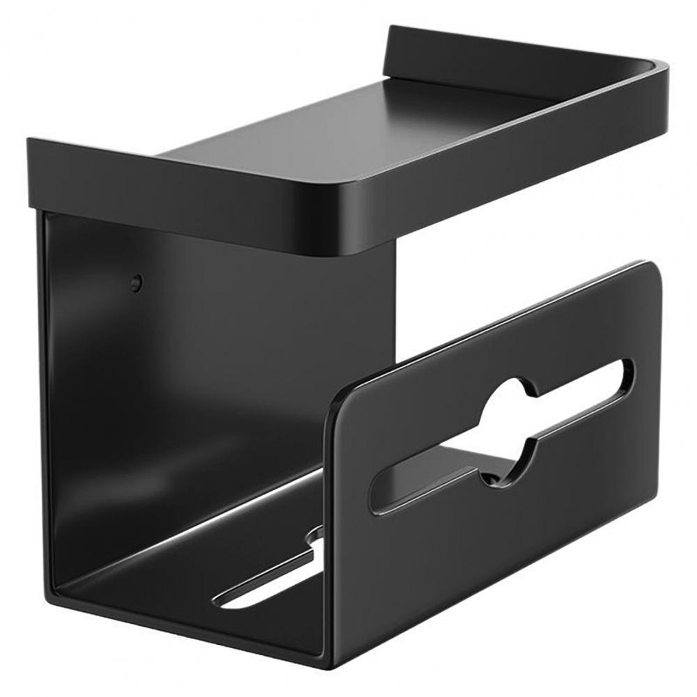 Bathroom Storage Organizer Modern Bathroom Organizer Wall-mounted Toilet Paper Holder with Strong Load-bearing for Tissue