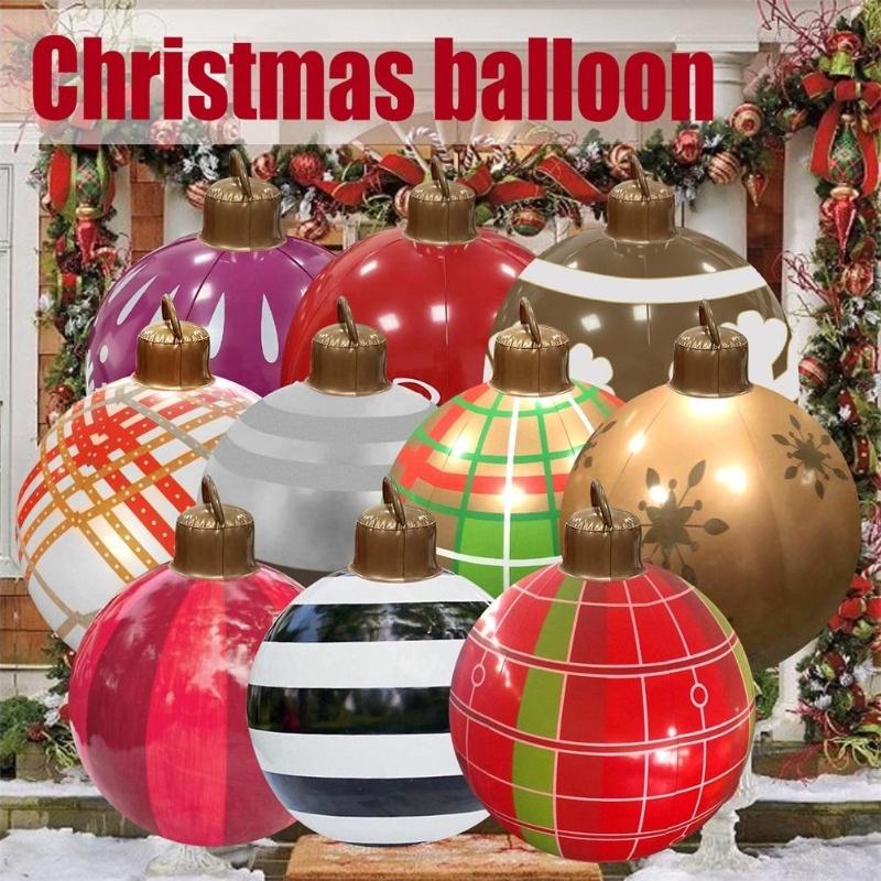 Christmas Inflatable Ball Christmas Bauble Made Of PVC Inflatable Ball Personalised Decoration