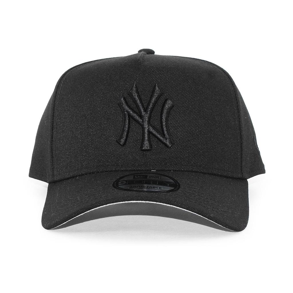 New Era 9FORTY SNAPBACK CAP 940 MLB NFL NBA MLS Snapback Free New York Yankees A-FRAME A-FRAME (JP, Alphabet, Size, (Blackout)) [Used]