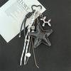 Korean Five-Pointed Star Luxury Keychain Charm