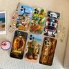 Cartoon Italian Brainrot Tung Tung For IPhone 17 16 16e 15 14 13 12 11 Pro Max Mini Plus Phone Case