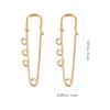 50Pcs Safety Pins Brooch Needles Alloy DIY Clips for Crafts Clothes Blanket Decorative Heavy Duty Metal Pins DIY Brooch Pin