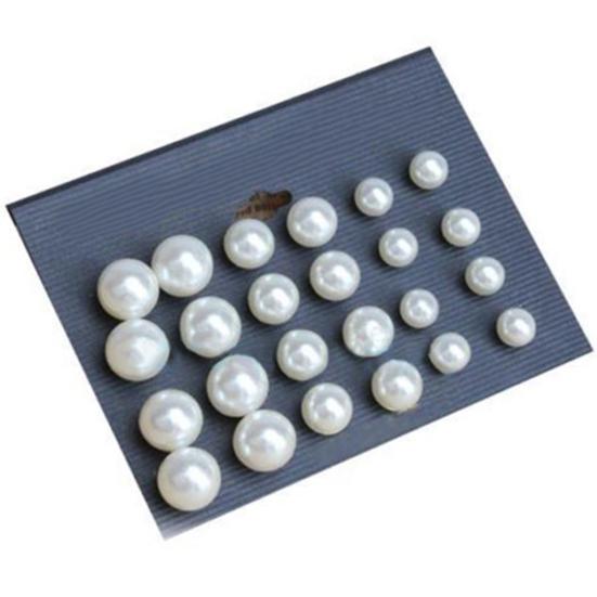 12 párů Dámské Elegantní Bílé Umělé perlové náušnice Náušnice Party šperky