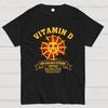 Vitamin D Cotton Casual Cool Loose T-Shirt