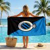 Club Brugge FC Stampa Asciugamano da Spiaggia Quick Dry Microfibra Assorbente Portatile da Viaggio Asciugamano da Nuoto