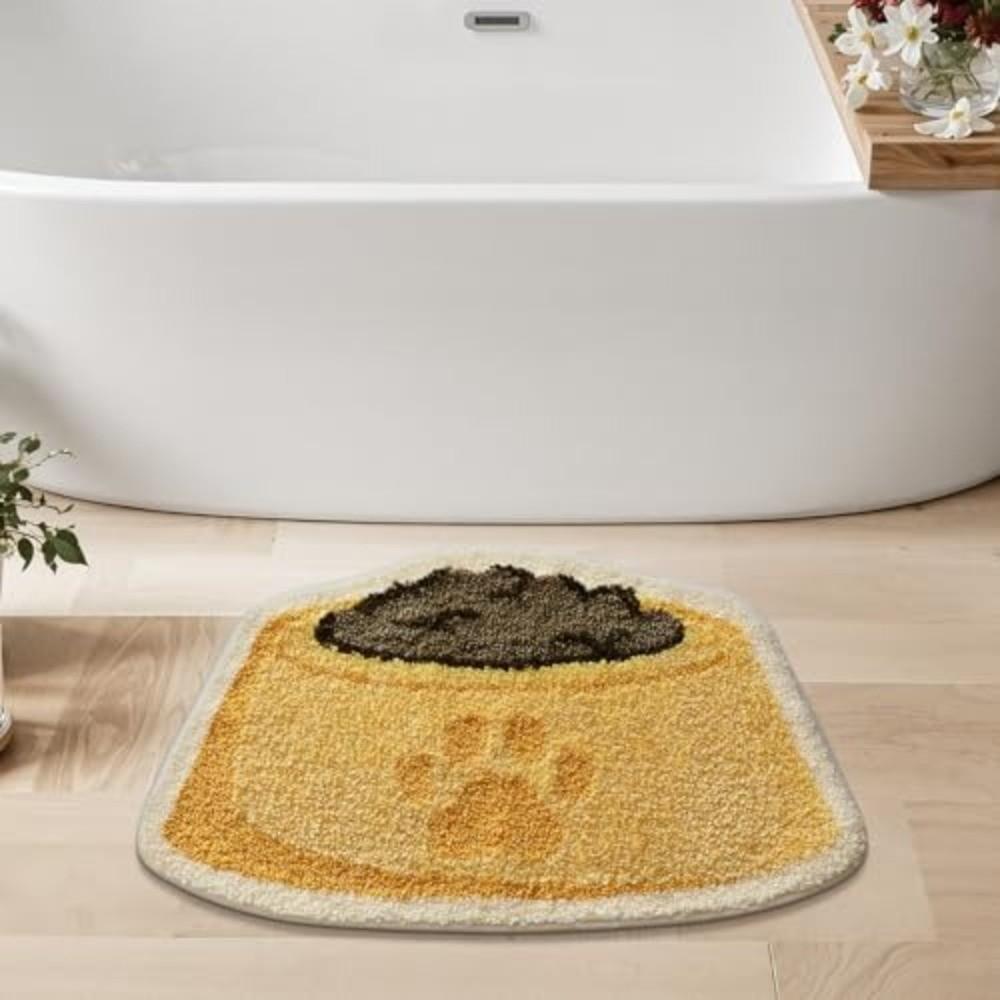 Dense Pile Entry Doormat Machine Washable Door Mat Comfortable Bathroom Floor Mat  Bathroom Doorway