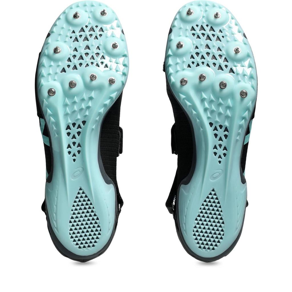 Leichtathletik Spikes CYBERBLADE 17 1093A241 Unisex 001 cm 2E [Asics] (Schwarz/Illuminate Mint) 28,0