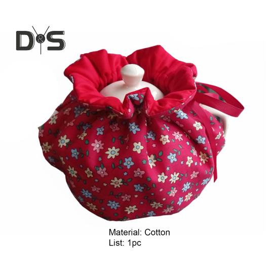 Flower Creative Pattern Teapot Cover Beautiful Cotton Teapot Holder Sleeve