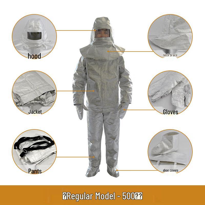 Supporter High-Temperature Aluminum Foil Firefighting Suit