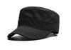 Large Size Flat Top Hat Men's and Women's Solid Color Versatile Outdoor Fishing Hat Peaked Cap Sweat-absorbing Sunshade Sun Protection Cap