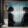 Heath Ledger Joker DC Universum Geld Wasserdichter Duschvorhang - Badezimmer Dekoration Für Fans