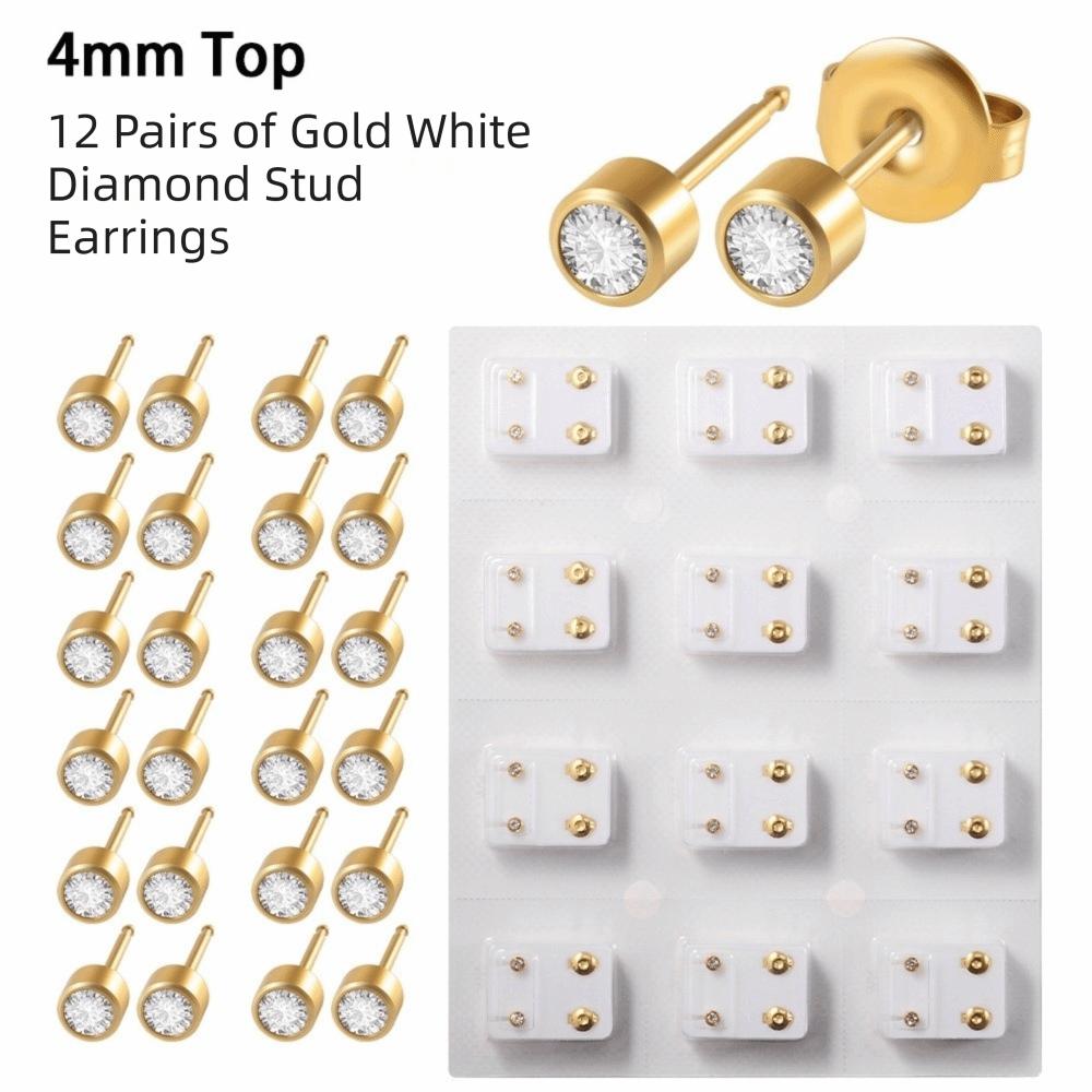3mm/4mm TOP Sada nástrojů na propichování uší Hvězdy Nástroj na propichování uší Šperky Piercingový Salon