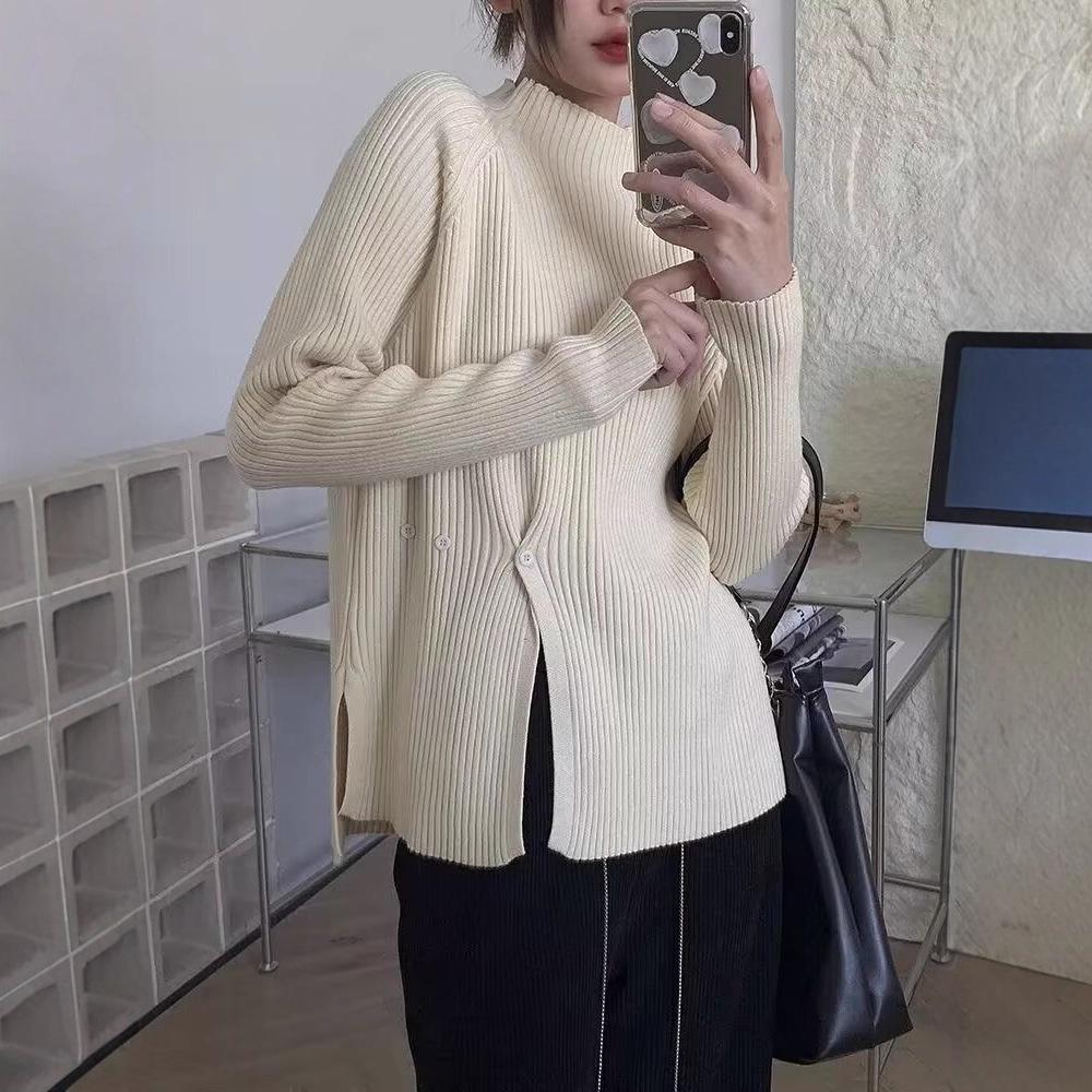Women's Autumn/Winter Thick Knit Sweater - Korean & Japanese Style Loose Fit