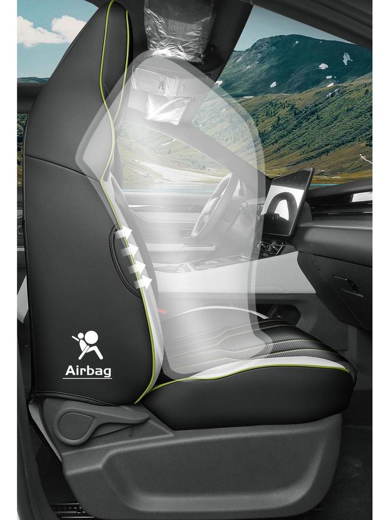 Cartoon Car Seat Cover for 2025 ShanHai L6 1.5TD, Dedicated Model, Fully Enclosed