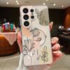 Magnetic Phone Case For Samsung Galaxy S25 S26 Ultra Edge S24 S23 FE A17 A56 A37 A16 A55 A15 A36 A35 A54 5G Cartoon Floral Cover