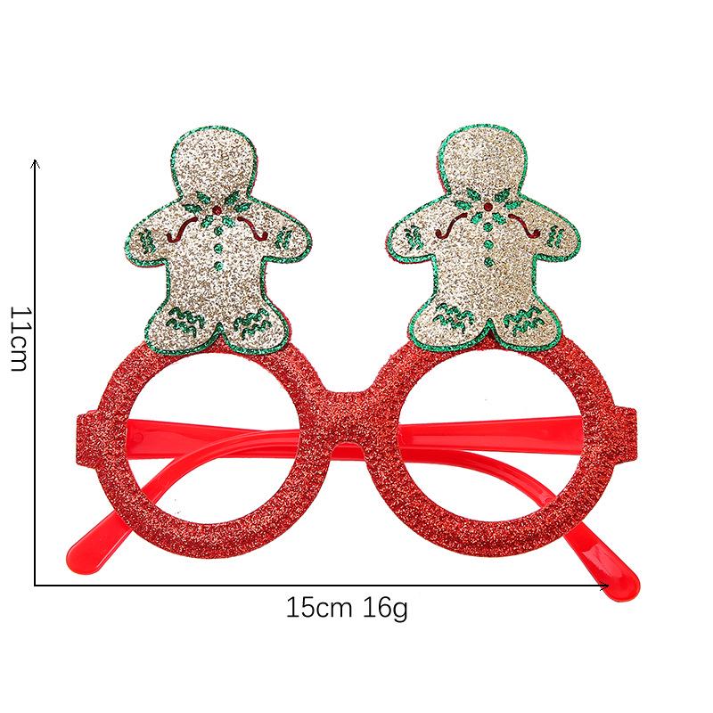Festive Headband Eyeglass Frames: Christmas, Halloween, Valentine's Day & Party Glasses with Santa Claus Design